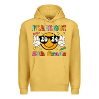 Antique Gold peace out 2024 5th grade Premium Hoodie - JahusDesignShop