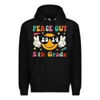 Black peace out 2024 5th grade Premium Hoodie - JahusDesignShop