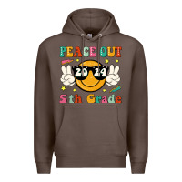 Coffee peace out 2024 5th grade Premium Hoodie - JahusDesignShop