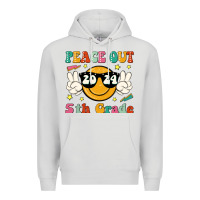 Dove Grey peace out 2024 5th grade Premium Hoodie - JahusDesignShop