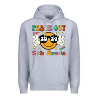 Heather Grey peace out 2024 5th grade Premium Hoodie - JahusDesignShop