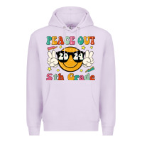 Lilac peace out 2024 5th grade Premium Hoodie - JahusDesignShop