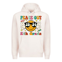 Pale Pink peace out 2024 5th grade Premium Hoodie - JahusDesignShop