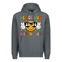 Rock peace out 2024 5th grade Premium Hoodie - JahusDesignShop