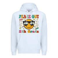 White peace out 2024 5th grade Premium Hoodie - JahusDesignShop