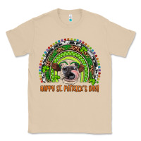 Mushroom Western Happy St. Patrick's Day Cow Rainbow Classic Tee - Artiststas