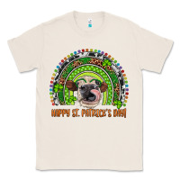 Natural Western Happy St. Patrick's Day Cow Rainbow Classic Tee - Artiststas