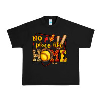 Black no place like home softball Urban Heavy Tee - Jasminsmagicworld