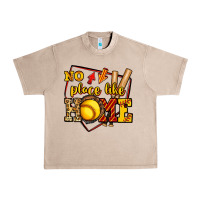 French Oak no place like home softball Urban Heavy Tee - Jasminsmagicworld