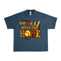 Midnight Navy no place like home softball Urban Heavy Tee - Jasminsmagicworld