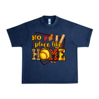 Navy no place like home softball Urban Heavy Tee - Jasminsmagicworld