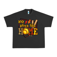 Pigment Black no place like home softball Urban Heavy Tee - Jasminsmagicworld