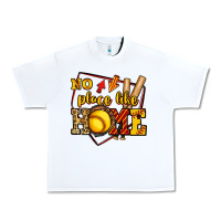 White no place like home softball Urban Heavy Tee - Jasminsmagicworld
