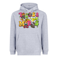 Heather Grey tacos and margaritas Heavyweight Hoodie - LillyAllenDesigns