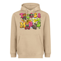 Mushroom tacos and margaritas Heavyweight Hoodie - LillyAllenDesigns
