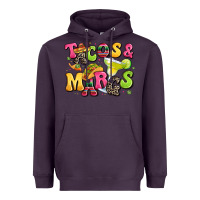 Plum tacos and margaritas Heavyweight Hoodie - LillyAllenDesigns
