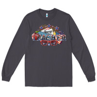 Smoke american teacher Long Sleeve Tee - NancyCooperArtShop