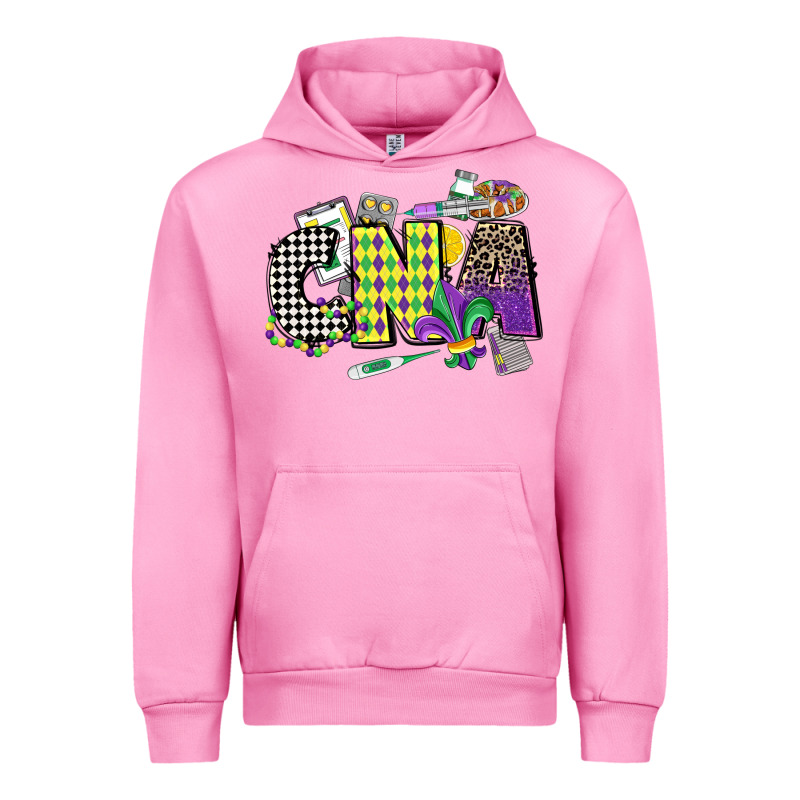 Cna Mardi Gras Certified Nursing Assistant Urban Hoodie by CowGirlArtShop | Teevron