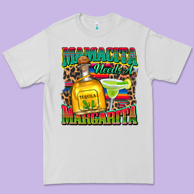 Mamacita Needs A Margarita Premium Tee Designed By Zillion Design Studio