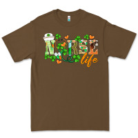 Cacao st.patricks nurse life Premium Tee - BarkalooDesign