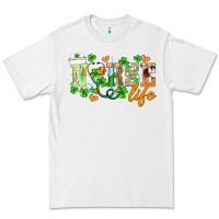 White st.patricks nurse life Premium Tee - BarkalooDesign