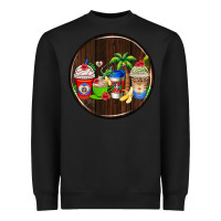 Black dominican republic coasters Heavyweight Sweatshirt - AdoDesignShop
