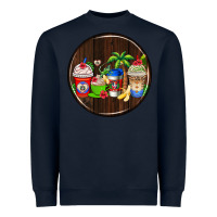 Navy dominican republic coasters Heavyweight Sweatshirt - AdoDesignShop