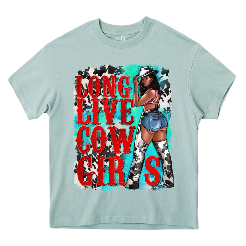 Long Live Cowgirls Heavy Core Tee by texasbilliewilder | Teevron