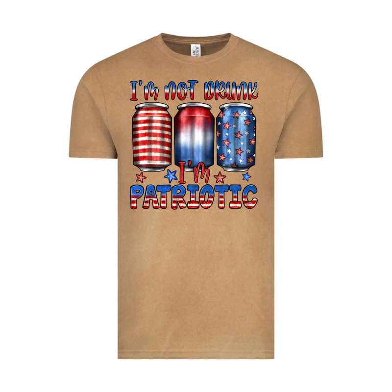 I'm Not Drunk I'm Patriotic Vintage Tee by JahusDesignShop | Teevron