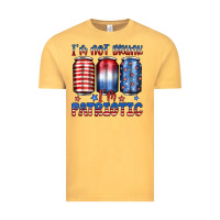 Vintage Mustard i'm not drunk i'm patriotic Vintage Tee - JahusDesignShop
