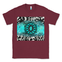 Burgundy gemstone cowhide Classic Tee - AdoDesignShop