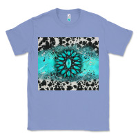 Colony Blue gemstone cowhide Classic Tee - AdoDesignShop