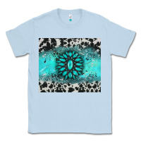 Dusty Blue gemstone cowhide Classic Tee - AdoDesignShop