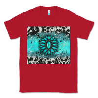 Red gemstone cowhide Classic Tee - AdoDesignShop