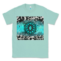 Seafoam gemstone cowhide Classic Tee - AdoDesignShop