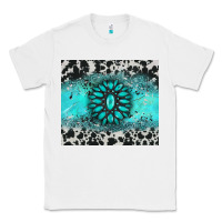 White gemstone cowhide Classic Tee - AdoDesignShop