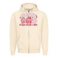 Sandshell happy valentine's day Zipper Hoodie - MaliasSmallBusiness