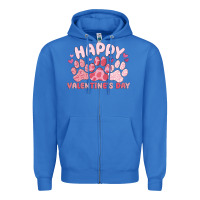 True Royal happy valentine's day Zipper Hoodie - MaliasSmallBusiness