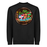 Black dominican republic coasters Heavyweight Sweatshirt - AdoDesignShop