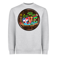 Heather Grey dominican republic coasters Heavyweight Sweatshirt - AdoDesignShop