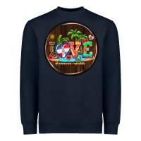 Navy dominican republic coasters Heavyweight Sweatshirt - AdoDesignShop
