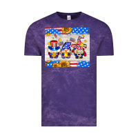 Cloud Purple American gnomes Vintage Tee - AdoDesignShop