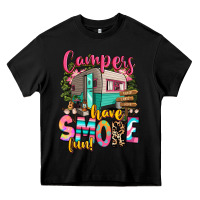 Black campers have smore fun Heavy Core Tee - RanaPortraitStore