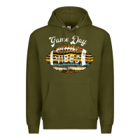Army Green Game Day Vibes Premium Hoodie - Bettercallsaul