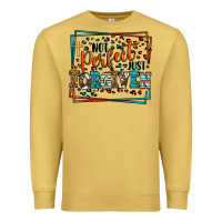 Antique Gold Not perfect just forgiven Premium Sweatshirt - LillyAllenDesigns