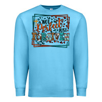 Ocean Blue Not perfect just forgiven Premium Sweatshirt - LillyAllenDesigns