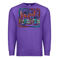 Purple Not perfect just forgiven Premium Sweatshirt - LillyAllenDesigns