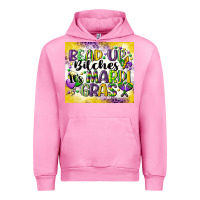 Fuchsia Pink bead up bitches Urban Hoodie - CowGirlArtShop