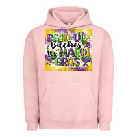 Pigment Salmon bead up bitches Urban Hoodie - CowGirlArtShop