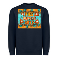 Navy Pies Before Guys Heavyweight Sweatshirt - Artiststas